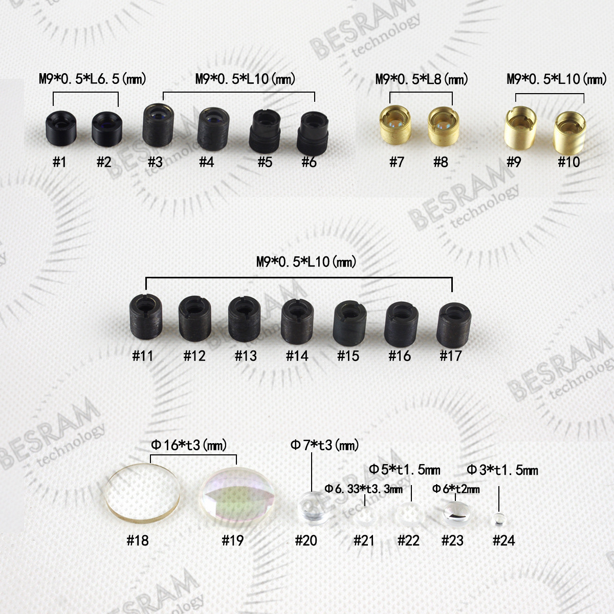diode laser lens optical parts